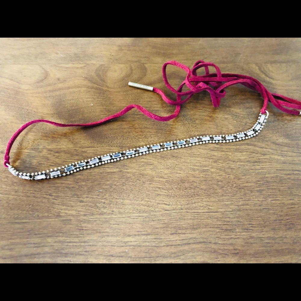 Suede & Baguette Headwrap & Choker